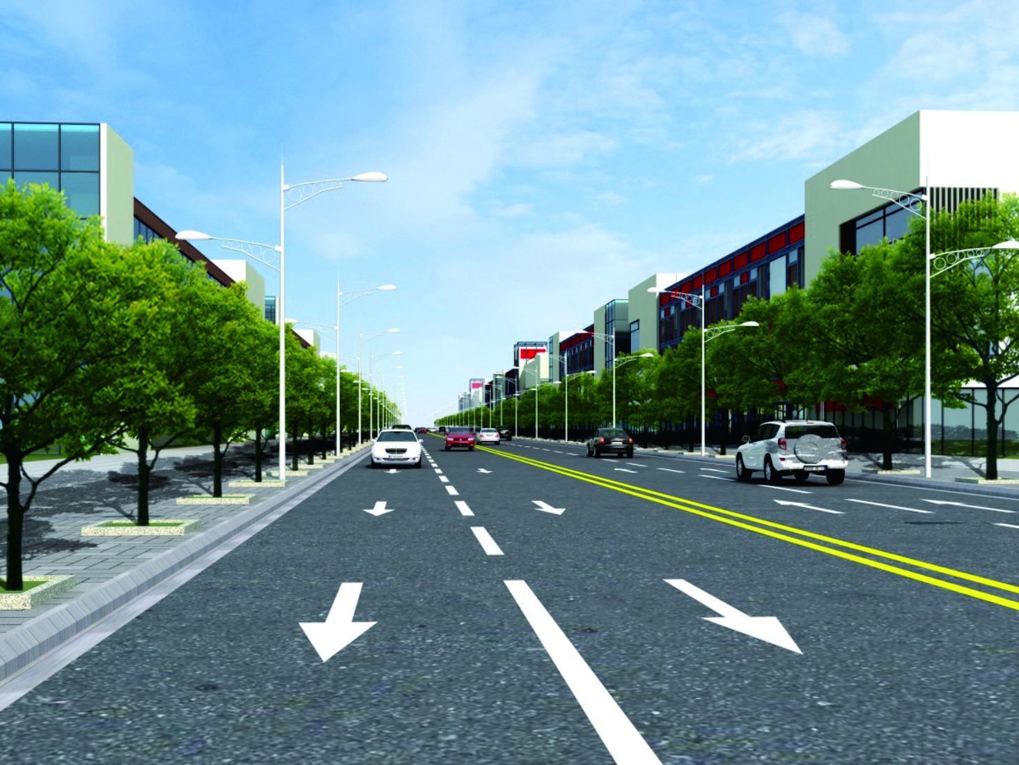 洞上街（延安路至翠柳路）道路、給排水工程